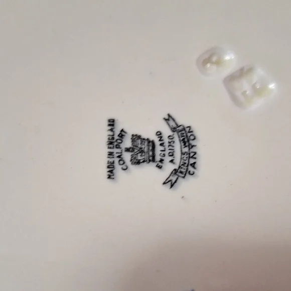 Vintage Coalport plate in the Canton pattern, part of their "Kings Ware" line - Picture 4 of 6